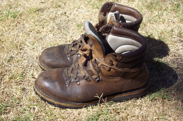 welted hiking boots