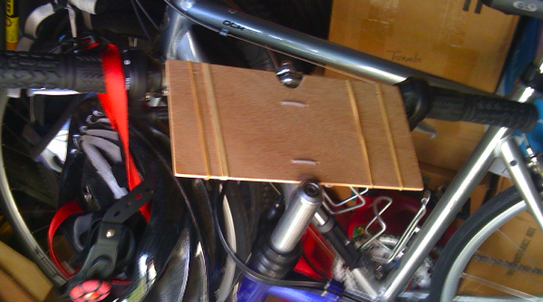 diy handlebar holder